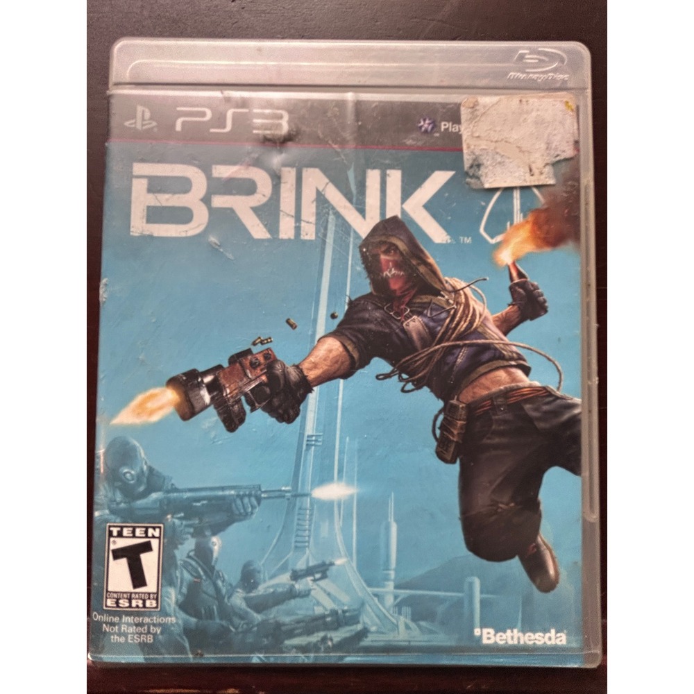 Brink Sony PlayStation 3 PS3 Bethesda 2011 FPS Video Game with Manual